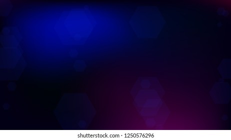 Blockchain Technology Background. Blue Digital Pattern. Blockchain Vector Concept Illustration. Bussines Concept Banner. Vector  Technology Blockchain Background.