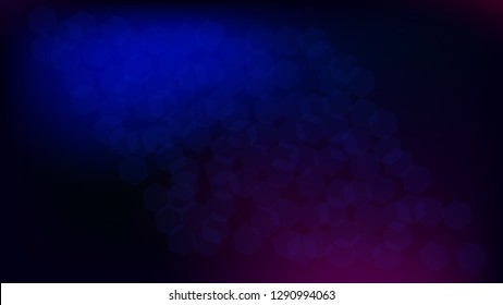 Blockchain Technology Background. Blue Digital Pattern. Blockchain Vector Concept Illustration. Bussines Concept Banner. Vector  Technology Blockchain Background.
