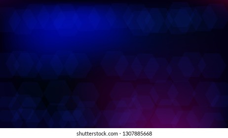 Blockchain Technology Background. Blue Digital Pattern. Blockchain Vector Concept Illustration. Bussines Concept Banner. Vector  Technology Blockchain Background.