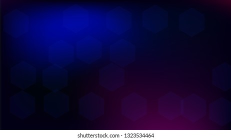 Blockchain Technology Background. Blue Digital Pattern. Bussines Concept Banner. Blockchain Vector Concept Illustration. Vector  Technology Blockchain Background.