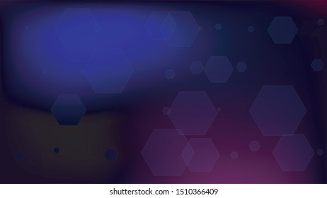 Blockchain Technology Background. Blue Digital Pattern. Bussines Concept Banner. Blockchain Vector Concept Illustration. Vector  Technology Blockchain Background.