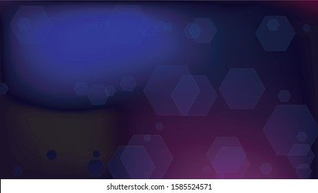 Blockchain Technology Background. Blue Digital Pattern. Bussines Concept Banner. Blockchain Vector Concept Illustration. Vector  Technology Blockchain Background.