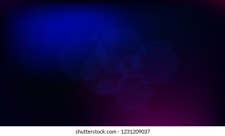 Blockchain Technology Background. Bussines Concept Banner. Blockchain Vector Concept Illustration. Blue Digital Pattern. Vector  Technology Blockchain Background.