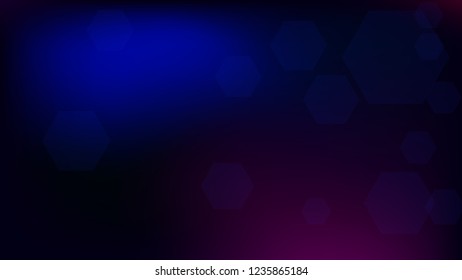 Blockchain Technology Background. Bussines Concept Banner. Blockchain Vector Concept Illustration. Blue Digital Pattern. Vector  Technology Blockchain Background.