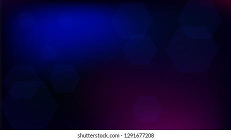 Blockchain Technology Background. Bussines Concept Banner. Blockchain Vector Concept Illustration. Blue Digital Pattern. Vector  Technology Blockchain Background.
