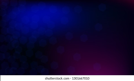 Blockchain Technology Background. Bussines Concept Banner. Blue Digital Pattern. Blockchain Vector Concept Illustration. Vector  Technology Blockchain Background.