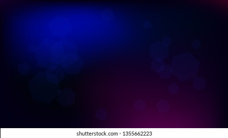 Blockchain Technology Background. Bussines Concept Banner. Blue Digital Pattern. Blockchain Vector Concept Illustration. Vector  Technology Blockchain Background.