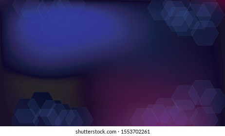 Blockchain Technology Background. Bussines Concept Banner. Blue Digital Pattern. Blockchain Vector Concept Illustration. Vector  Technology Blockchain Background.