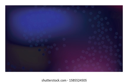 Blockchain Technology Background. Bussines Concept Banner. Blue Digital Pattern. Blockchain Vector Concept Illustration. Vector  Technology Blockchain Background.