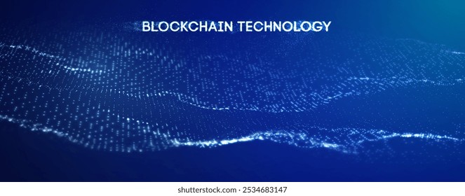 Antecedentes de la tecnología blockchain. Red de cadena de bloques de criptomonedas fintech y concepto de programación. Abstractas Segwit.