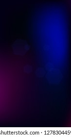 Blockchain Technology Background. Digital Tehnology Backdrop. Futuristic Cyberspace with Hexagon Fractals. Vertical Template BG for Mobile Device. Vector  Technology Blockchain Background.