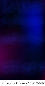 Blockchain Technology Background. Digital Tehnology Backdrop. Futuristic Cyberspace with Hexagon Fractals. Vertical Template BG for Mobile Device. Vector  Technology Blockchain Background.
