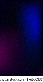 Fondo de la tecnología Blockchain. El telón de fondo de la tecnología digital. Plantilla vertical BG para dispositivo móvil. Ciberespacio futurista con fractales hexagonales. Fondo de la cadena de bloqueo de la tecnología vectorial.