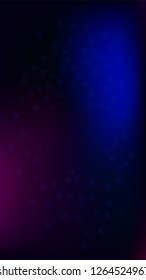 Blockchain Technology Background. Futuristic Cyberspace with Hexagon Fractals. Digital Tehnology Backdrop. Vertical Template BG for Mobile Device. Vector  Technology Blockchain Background.