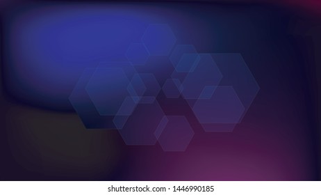 Blockchain Technology Background. Blockchain Vector Concept Illustration. Blue Digital Pattern. Bussines Concept Banner. Vector  Technology Blockchain Background.