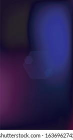Blockchain Technology Background. Vertical Template BG for Mobile Device. Digital Tehnology Backdrop. Futuristic Cyberspace with Hexagon Fractals. Vector  Technology Blockchain Background.