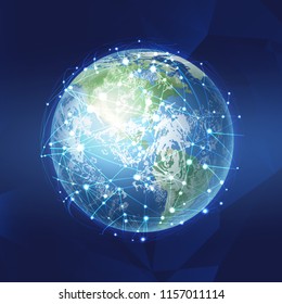 Blockchain technology concept block chain database data cryptocurrency business digital finance bitcoin network currency crypto money security mining background