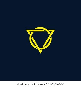 Blockchain technology logo icon template. Cryptocurrency and bitcoin logotype illustration. Clean creative minimal monochrome crypto icon