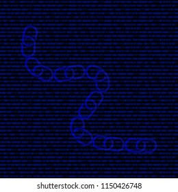 Blockchain Technology Vector,High technology in the futrue.Connection of the block which create the best security system.
