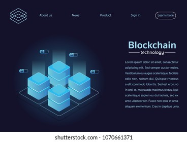 Blockchain technology web page I