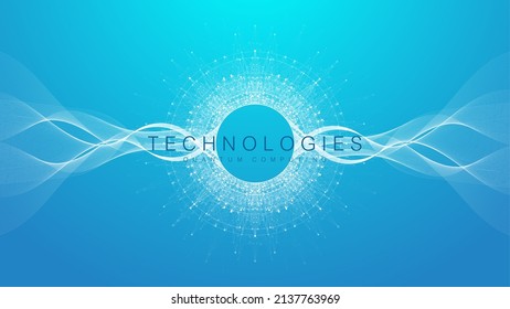 Blockchain transfer satellite future communications. Abstract technology cloud world. Global network fintech concept vector background. Digital blockchain communications