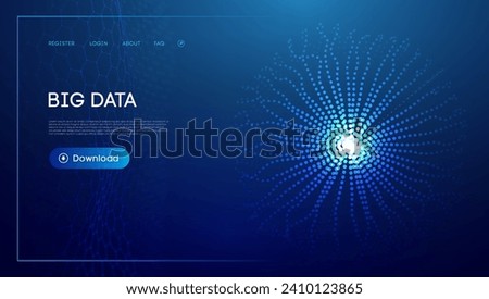 Blockchain transfer satellite future communications vector background. Technology Cloud World. Globe network fintech concept.
