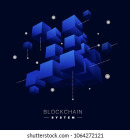 Blockchain vector concept 