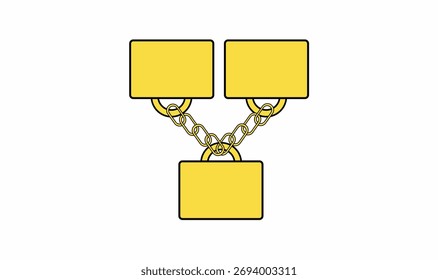 Diseño de Vector blockchain para su uso.