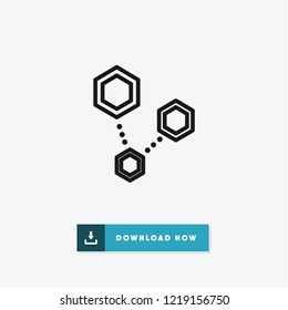 Blockchain vector icon