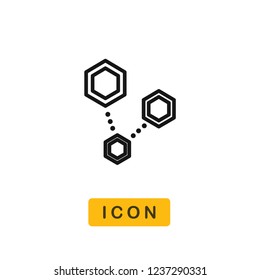 Blockchain vector icon