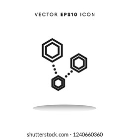 Blockchain vector icon