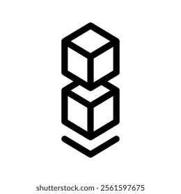 Blockchain Voting Mechanisms Icon Vector Symbol Design Illustration