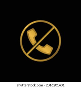 Blocked gold plated metalic icon or logo vector