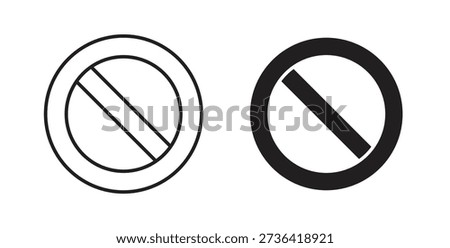 Blocked icon element for design projects