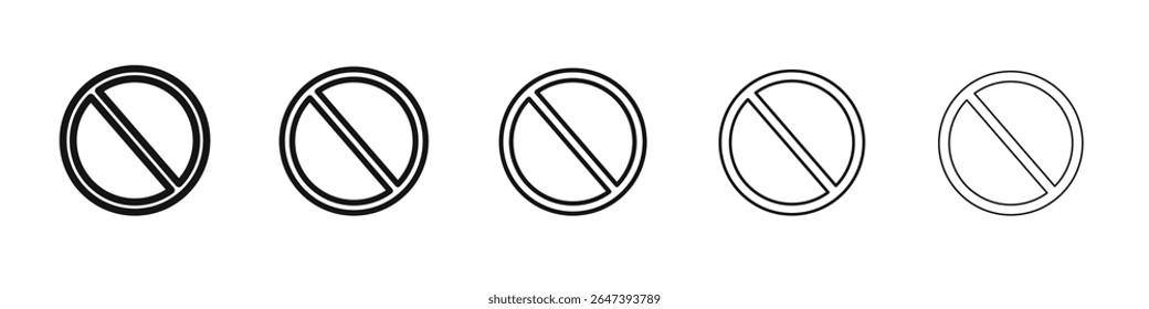 Ícone bloqueado ilustração plana definir logotipo