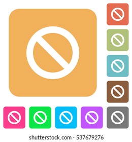 Blocked icons on rounded square vivid color backgrounds.