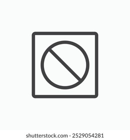 Blocked icons set. filled and line illustration