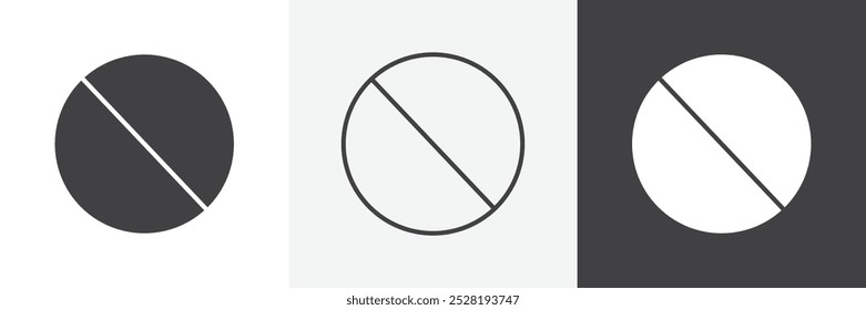 Icono bloqueado. Ilustración vectorial lineal plana moderna de moda sobre fondo blanco.