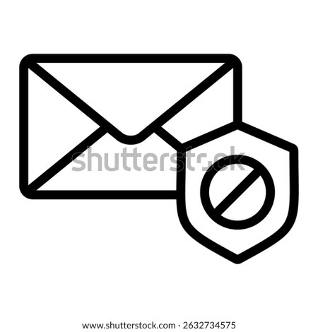 Blocked Sender Icon Element For Design