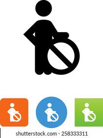 Blocked user / person icon