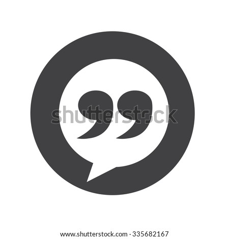 Blockquote sign icon Illustration