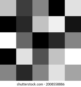 Blocks from black to white