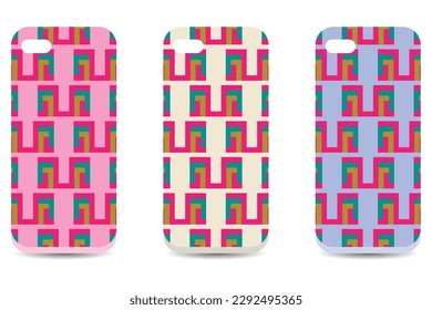 blocks boxes vector phone protector case cover, colorful mobile phone cover case silicon protector	