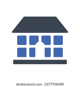 Bloquea el icono de la casa, Vector Graphics