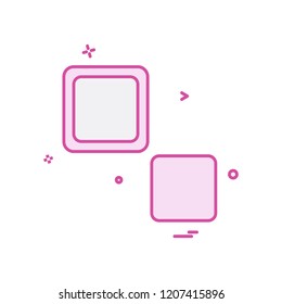 Blocks icon design vector