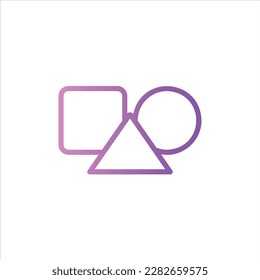icono de bloques con vektor aislado y fondo transparente