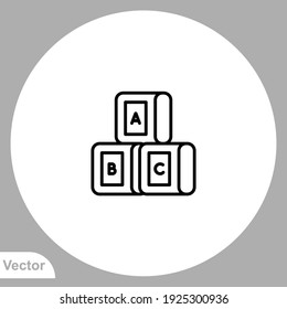 Bloquea el vector de signo de icono,Símbolo, ilustración de logotipo para web y móvil