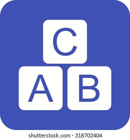 Blocks, toy, building icon vector image.Can also be used for toy and games. Suitable for mobile apps, web apps and print media.