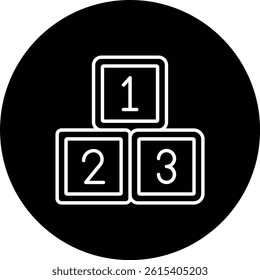 Blocks vector icon. Can be used for printing, mobile and web applications.