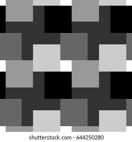Blocks wallpaper. Repeated color figures abstract background. Seamless surface pattern design with polygons.  
